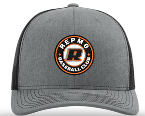 Repmo Baseball Club Merch 2024 | PVC RUBBER Patch | Richardson 112 snapback hat