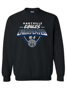 Hartville Middle School Boys Basketball | Crewneck Sweatshirt | A509