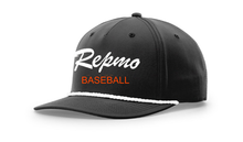 Repmo Baseball Club Merch 2025 | Repmo Script Baseball | 258 Rope Snapback | A310