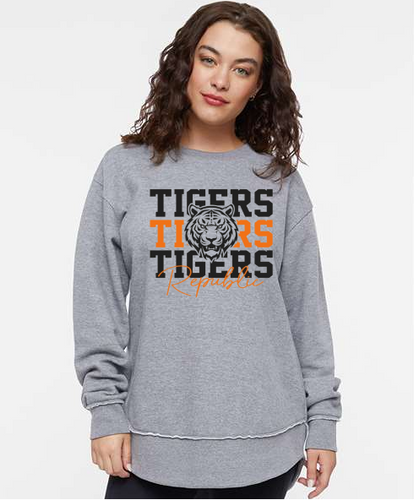 Repmo Youth Football | Women's Fleece Crewneck | A115