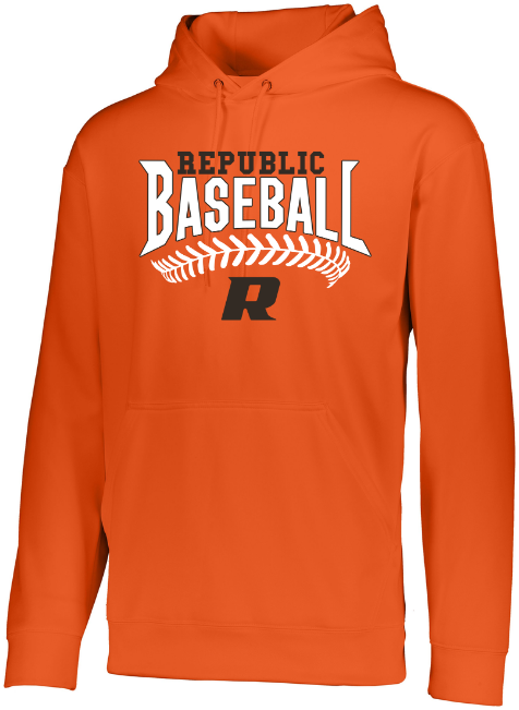 Repmo Baseball Club Merch 2025 | Republic Stitches | 5505 Wicking Hoodie | A310