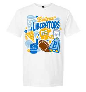 BHS Momerators - Football | Game Day Softstyle T-Shirt | A287