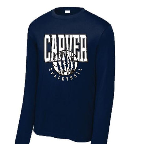 Carver Volleyball | Long Sleeve Performance Tee | A112