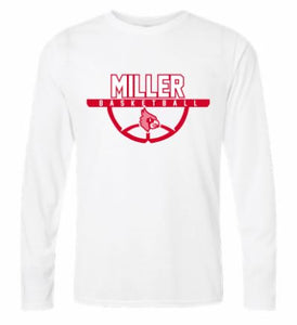 Miller Boys Basketball | Screened Long Sleeve | A131