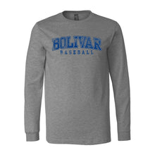 Bolivar Baseball Fan Gear 2025 | "Faded" Jersey Long Sleeve | A204