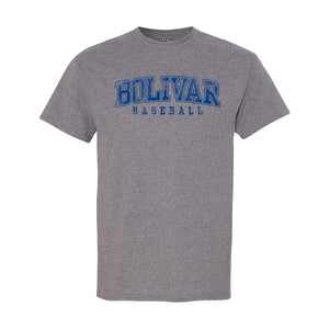 Bolivar Baseball Fan Gear 2025 | "Faded" DryBlend® T-Shirt | A204