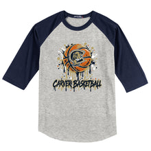 Carver Girls Basketball | Colorblock Raglan Jersey | A818