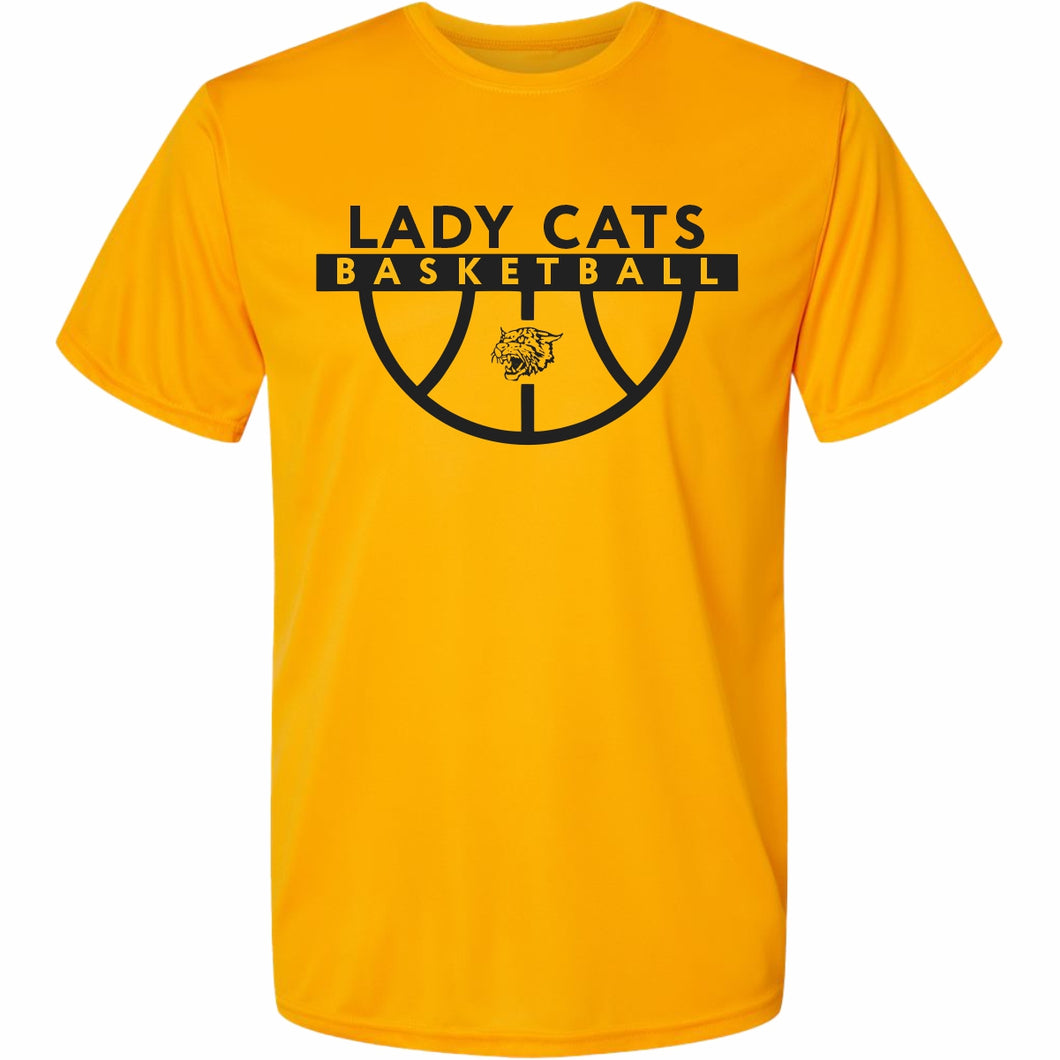 Diamond Lady Cat Basketball | 790 - NexGen Wicking Tee
