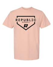 Repmo Baseball Club Merch Winter 2025 | Home Plate | Comfort Color Short Sleeve | A490