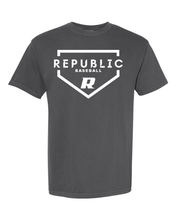 Repmo Baseball Club Merch Winter 2025 | Home Plate | Comfort Color Short Sleeve | A490