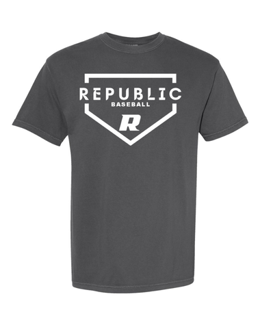 Repmo Baseball Club Merch Winter 2025 | Home Plate | Comfort Color Short Sleeve | A490