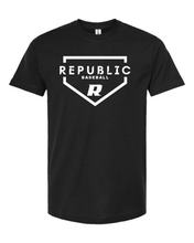 Repmo Baseball Club Merch Winter 2025 | Home Plate | Short Sleeve Tee | A490