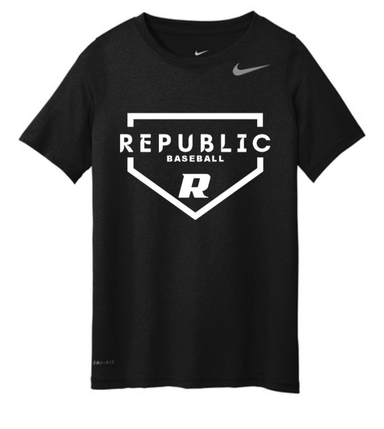 Repmo Baseball Club Merch Winter 2025 | Home Plate | Nike Short Sleeve | A490