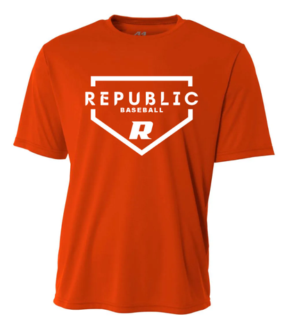 Repmo Baseball Club Merch Winter 2025 | Home Plate | Moisture Wicking Tee | A490