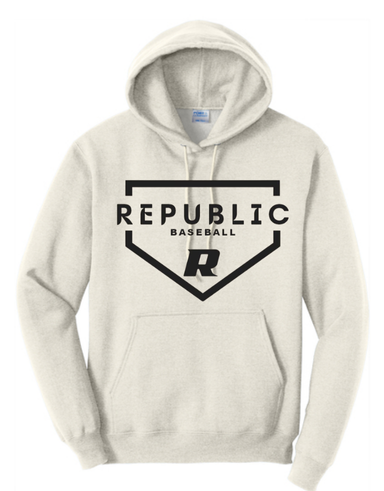 Repmo Baseball Club Merch Winter 2025 | Home Plate | Fleece Hoodie | A490