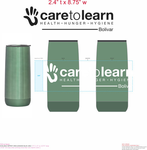 Care to Learn | 16.9  STAINLESS STEEL TUMBLER
