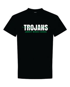Jarrett Middle School | Trojans Black T-Shirt | A361