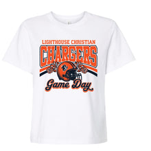 Lighthouse Football/Cheer | Game Day Women's Heavyweight Mid Length Tee | A738