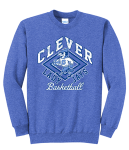 Clever Lady Jays Basketball JH | Crewneck Sweatshirt | A399