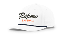 Repmo Baseball Club Merch 2025 | Repmo Script Baseball | 258 Rope Snapback | A310