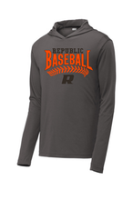 Repmo Baseball Club Merch 2025 | Republic Stitches | ST358 - LONG SLEEVE HOODED Tee | A310