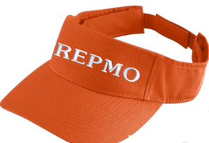 Repmo Baseball Club Merch 2024 | Embroidered REPMO text | Augusta Visor 6225