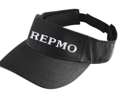 Repmo Baseball Club Merch 2024 | Embroidered REPMO text | Augusta Visor 6225