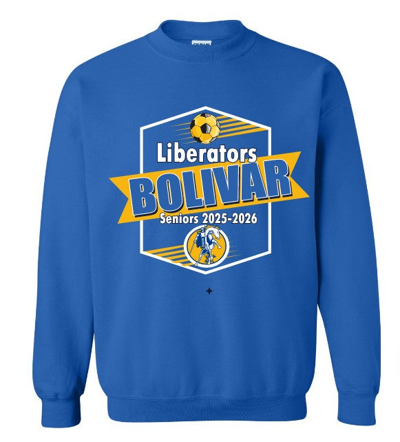 Bolivar Soccer Seniors | Crewneck | A397