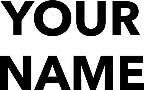 Name & Number Charge $10