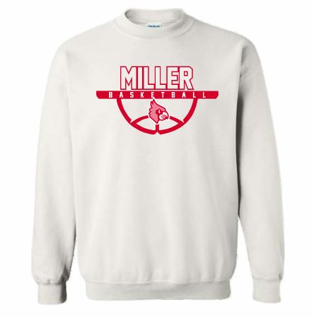 Miller Boys Basketball | Screened Crewneck | A131