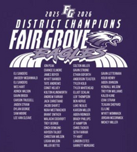 Fair Grove Track and Field District Champs | T-Shirt | A717
