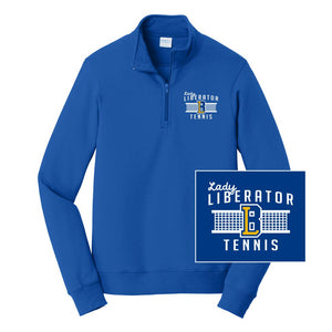 Lady Liberator Tennis | 1/4 Zip Pullover | A275
