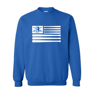 Bolivar Baseball Fan Gear 2025 | "Flag" Crewneck | A204