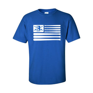 Bolivar Baseball Fan Gear 2025 | "Flag" DryBlend T-Shirt | A204