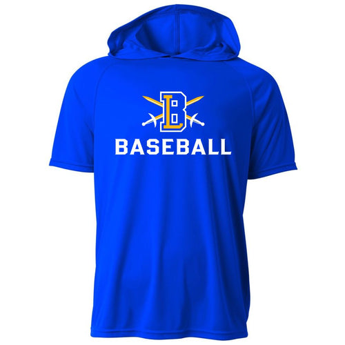 Bolivar Middle School Baseball | N3408 Short Sleeve Hooded Tee | A154