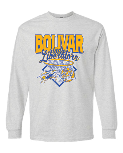 Lady Liberator Basketball | Long Sleeve T-Shirt | A508