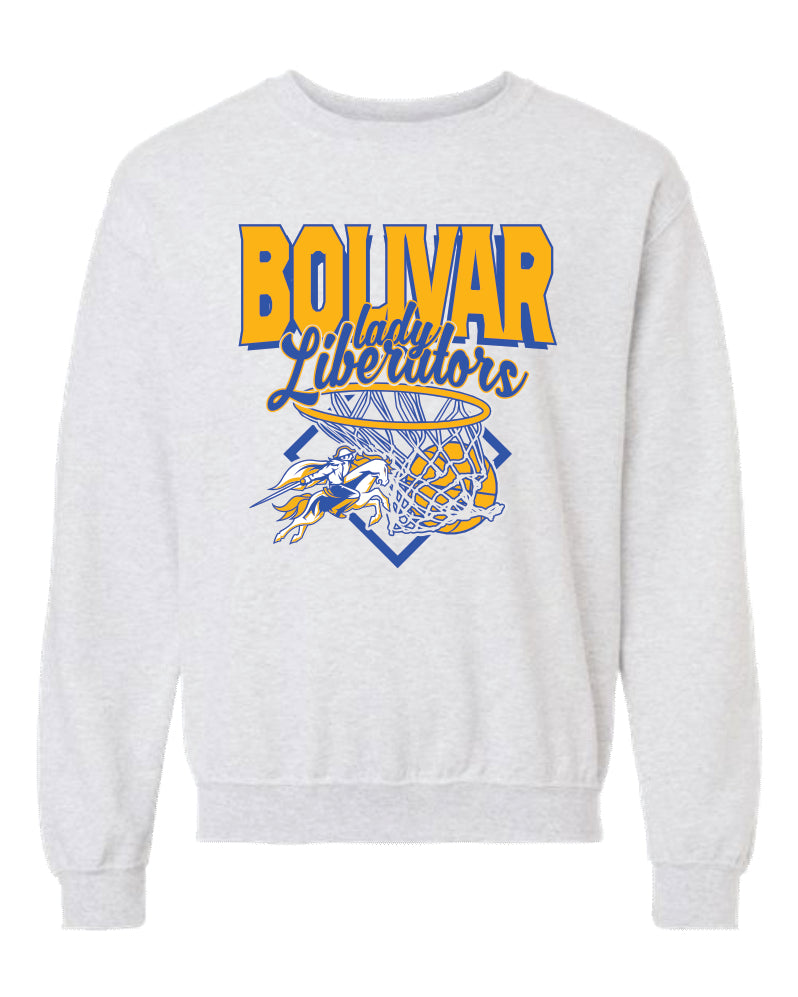 Lady Liberator Basketball | Crewneck Sweatshirt | A508