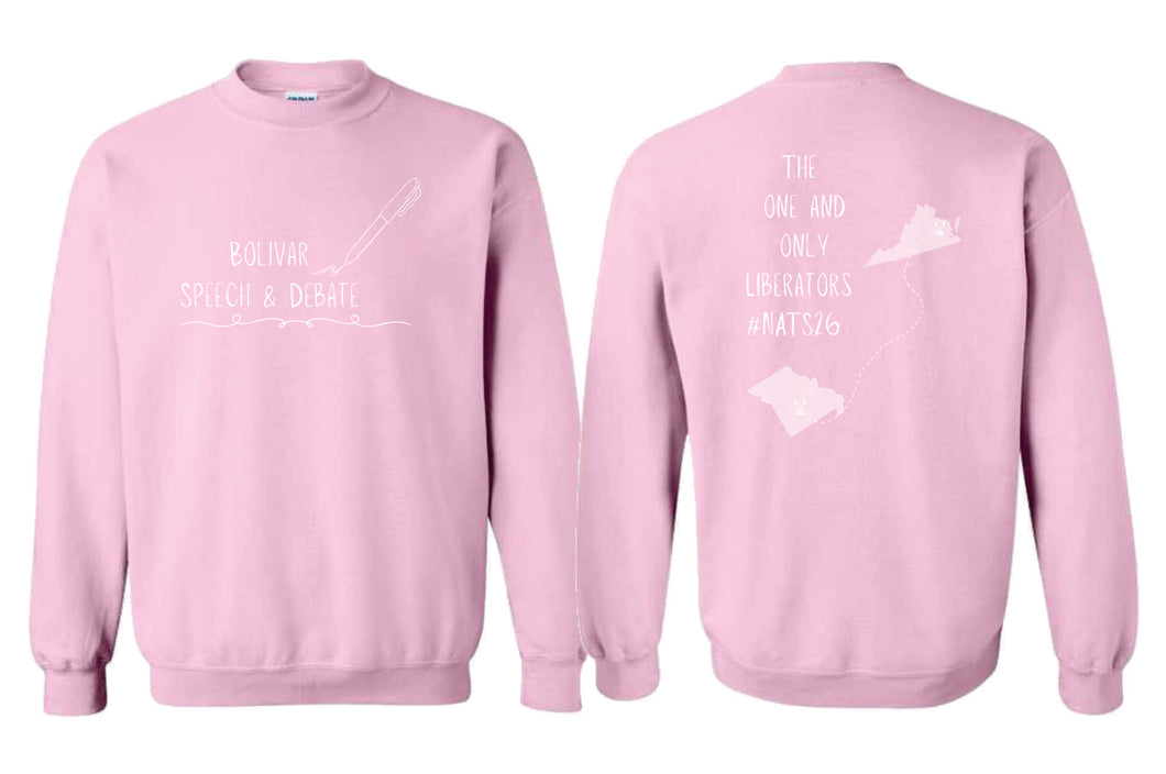 Bolivar High School Speech and Debate | Crewneck | A532