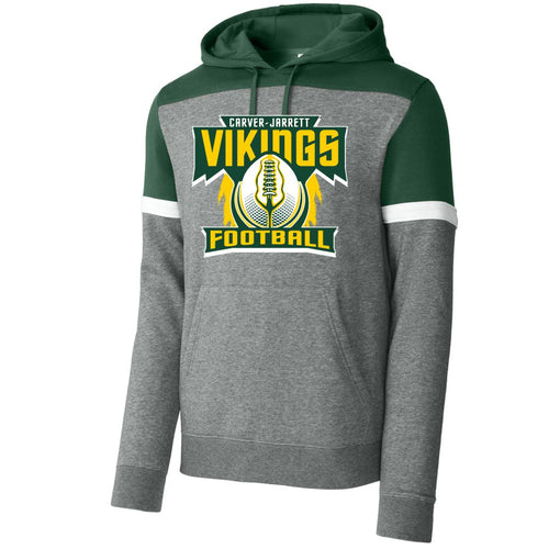 Carver/Jarrett Football | Colorblock Hoodie | A290