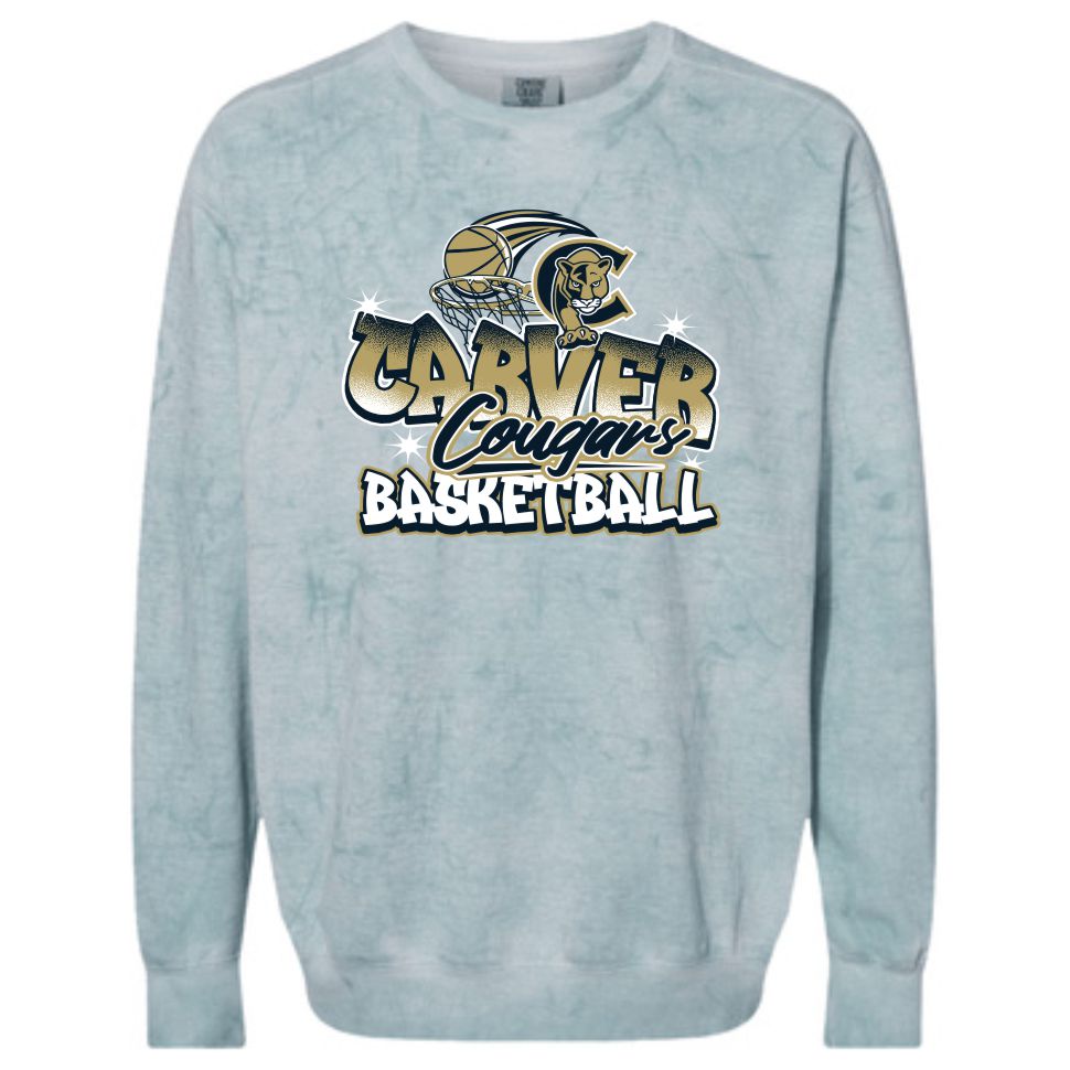 Carver Girls Basketball | Comfort Color Crewneck | A507
