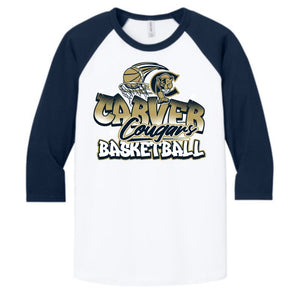Carver Girls Basketball | Raglan 3/4 Sleeve | A507