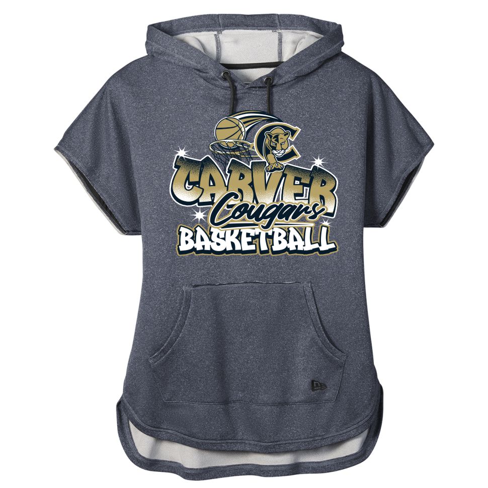 Carver Girls Basketball | Women's Short Sleeve Hoodie | A507
