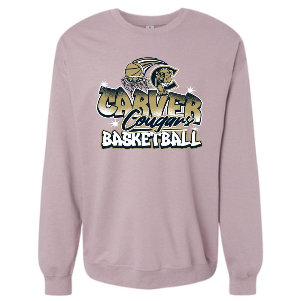 Carver Girls Basketball | Softstyle Crewneck Sweatshirt | A507