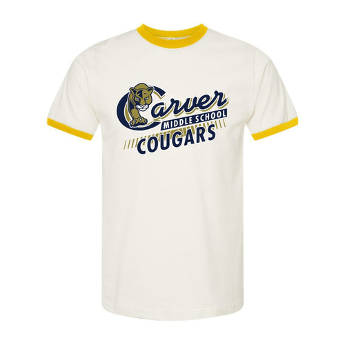 Carver Middle School | Jersey Ringer Tee | A270
