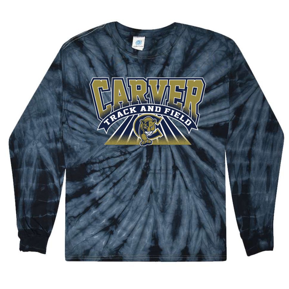 Carver Middle School Track and Field | Tie-Dyed Long Sleeve Shirt | A211