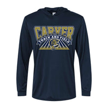 Carver Middle School Track and Field | Performance Hooded Long Sleeve Tee | A211