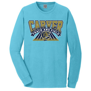 Carver Middle School Track and Field | Garment Dyed Long Sleeve Tee | A211