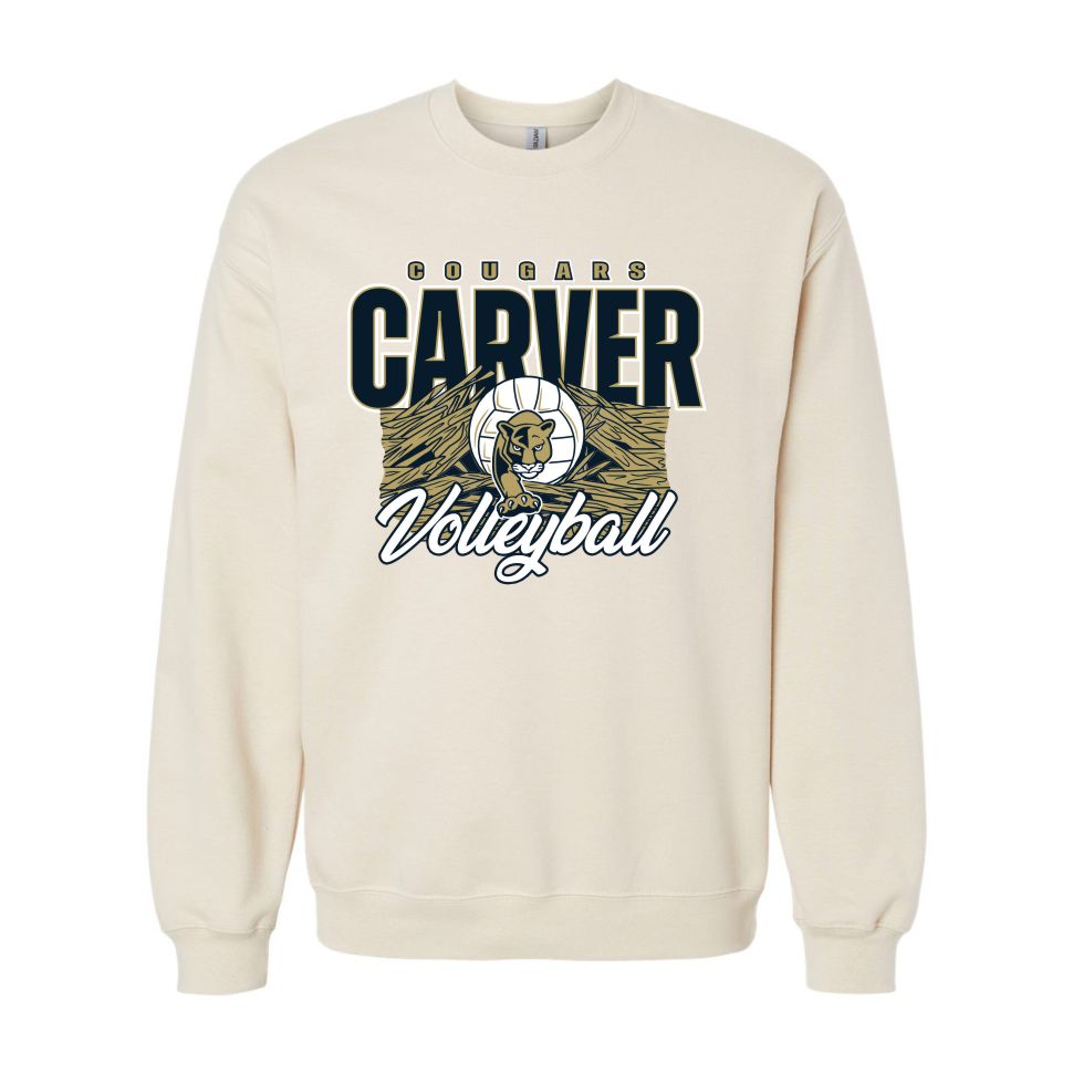 Carver Volleyball | Crewneck Sweatshirt | A356