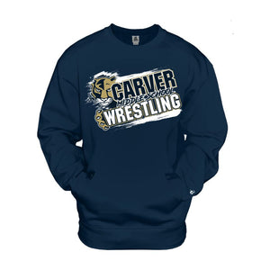 Carver Wrestling | Pocket Crewneck Sweatshirt | A393