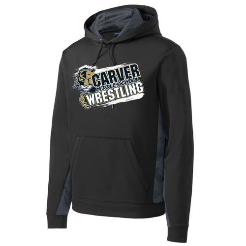 Carver Wrestling | Colorblock Hoodie | A393